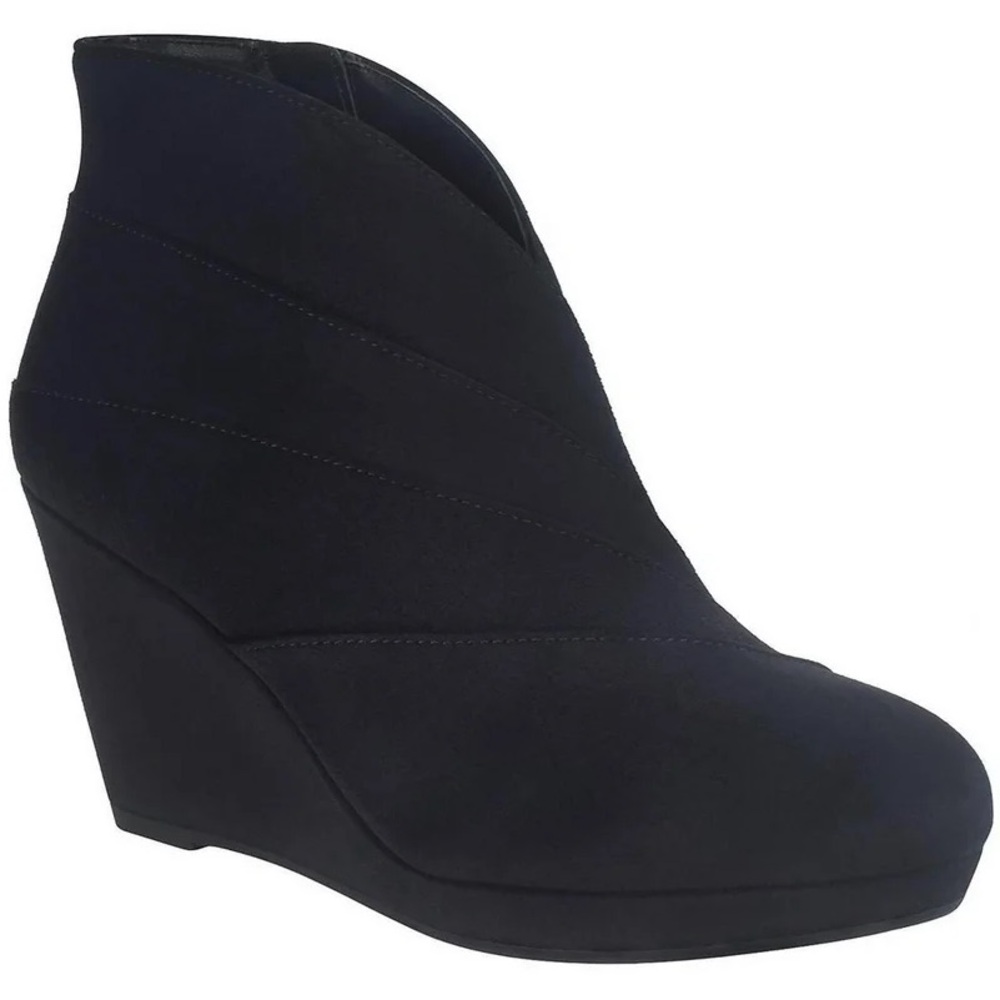 Impo Womens Thorson Faux Suede Ankle Booties